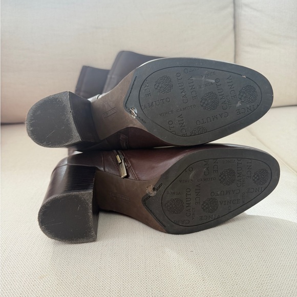 Vince Camuto Sidney Brown Leather Boots, sz 11 - Picture 9 of 9